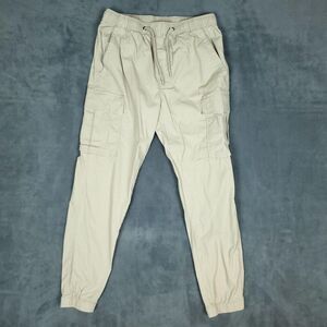 Hurley Cargo Pants Mens Small Jogger Drawstring Elastic Waist Pockets Casual
